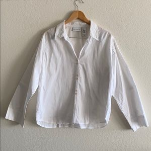 Liz Claiborne oversized look 100%cotton blouse